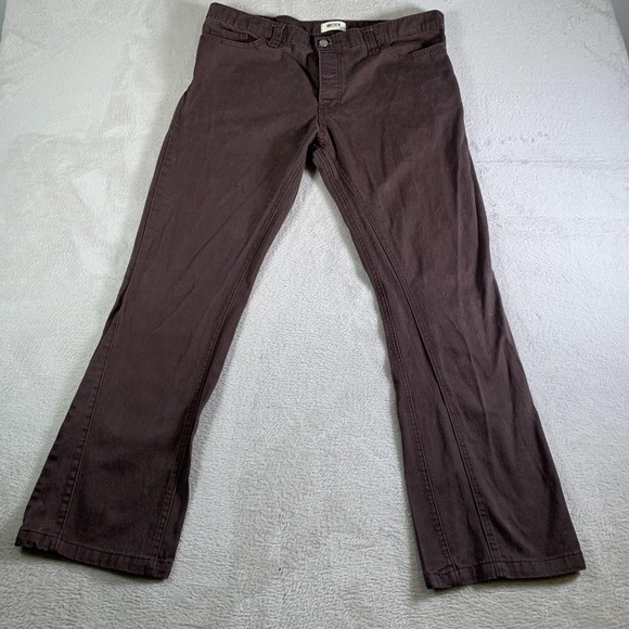 Mintcrew Other - Mintcrew Jeans Mens 38x30 Brown Straight‎ Leg 100% Cotton Button Fly Denim Pants